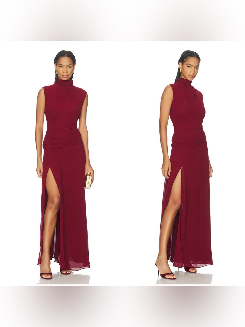 NWT L'Academie Amouage Gown in Wine
